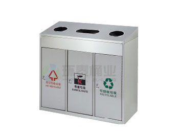 三分類不銹鋼垃圾箱HT-BXG1520,不銹鋼,垃圾桶,HT-BXG1520,不銹鋼,垃圾桶,HT-