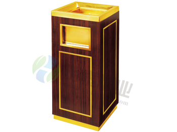 皮紋鈦金座地式室內(nèi)垃圾桶HT-SN077,座地,垃圾桶,HT-SN077,