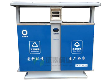 新款藍(lán)色市政分類垃圾桶HT-GZ7910,新款,藍(lán)色,市政,分類,垃圾桶,HT-GZ7910,