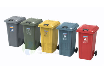萬德福240L五色分類戶外垃圾桶HT-WDF204,萬德福,德福,240L,五色,分類,戶外,垃圾桶,HT-WD