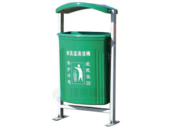 綠色帶蓋玻璃鋼垃圾桶HT-BLG2310,玻璃鋼,垃圾桶,歡迎,使用,ueditor,