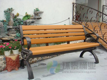 帶靠背塑木園林休閑椅HT-XXY366,靠背,塑木,園林,休閑椅,HT-XXY366,
