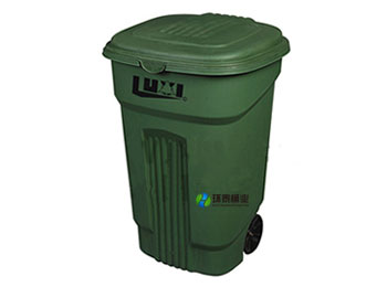 新款戶外130L綠色塑料垃圾桶HT-SL3430,新款,戶外,130L,綠色,塑料,垃圾桶,HT-SL3430