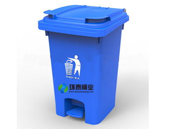 正方形戶外藍色60L塑料垃圾桶HT-SL3680,正方形,戶外,藍色,60L,塑料,垃圾桶,HT-SL3680