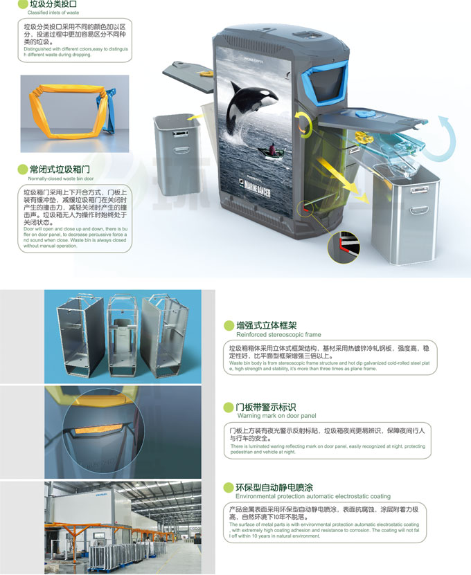 德瀾仕分類(lèi)廣告垃圾桶 德瀾仕分類(lèi)廣告垃圾桶