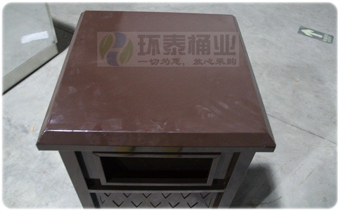 新款鋼制戶外分類垃圾桶