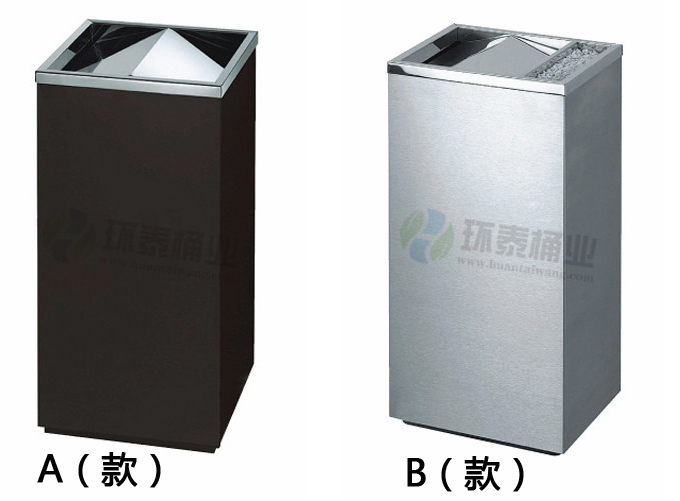 黑色翻蓋室內(nèi)煙灰桶
